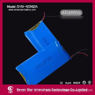 Rechargeable Li-ion polymer battery 900mAh